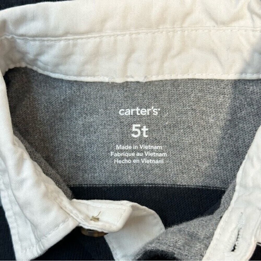 Polo Ralph Lauren Boy’s Bundle, Old Navy and Carters shirts, Size 4/5, Gray Blue - Picture 10 of 13